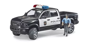 BRUDER Auto Dodge RAM 2500 Policja z figurką