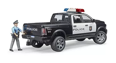 BRUDER Auto Dodge RAM 2500 Policja z figurką