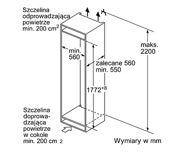 Bosch Chłodziarko-zamrażarka KIS86AFE0