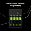 Green Cell Ładowarka VitalCharger + 4x akumulatory AAA 800mAh