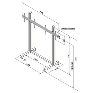 PRO STOJAK WOZEK NMPRO-M21NeoMounts