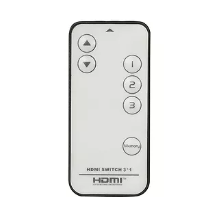 LogiLink Switch 3x1 HDMI, 4K 60Hz, z pilotem