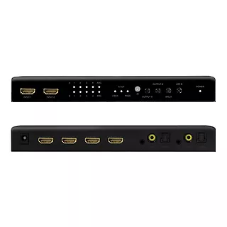 LogiLink Switch 4x2 HDMI, 4K 60Hz, z pilotem