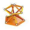 Geomag Klocki magnetyczne Classic Recycled 42 elementy pomarańczowe