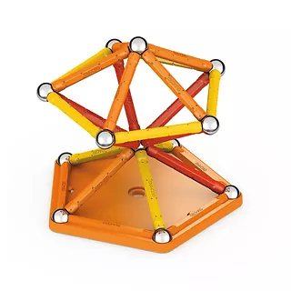 Geomag Klocki magnetyczne Classic Recycled 42 elementy pomarańczowe