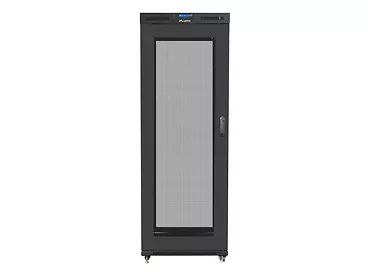 Lanberg Szafa instalacyjna rack stojąca 19 42U 800x1000 czarna, drzwi perforowane LCD (Flat pack)