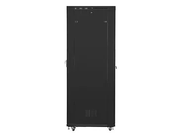 Lanberg Szafa instalacyjna rack stojąca 19 47U 800x1000 czarna, drzwi szklane LCD (Flat pack)