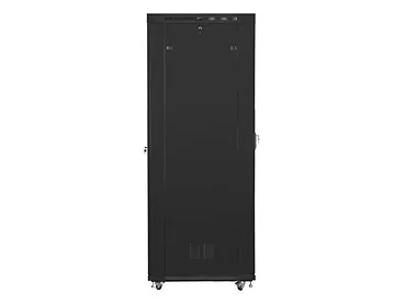 Lanberg Szafa instalacyjna rack stojąca 19 47U 800x1000 czarna, drzwi szklane LCD (Flat pack)