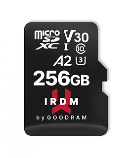 GOODRAM Karta pamięci microSD IRDM 256GB UHS-I U3 A2  + adapter