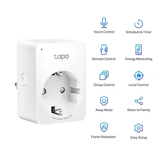 TP-LINK Mini Smart Socket WiFi Tapo P110 z kontrolą zużycia energii