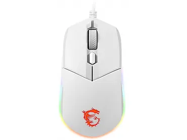 Mysz przewodowa MSI Clutch GM11 Biała