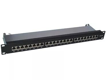 ALANTEC Patch panel STP kat.6A 24 porty LSA 1U