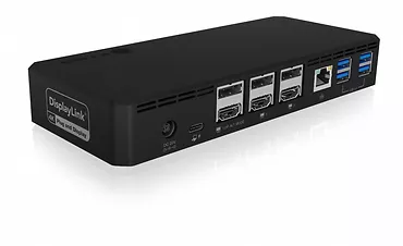 IcyBox Stacja dokująca IB-DK2254AC 11w1,3xHDMI,PD 100 Watt