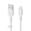 Belkin Kabel BoostCharge USB-A do Lightning silikonowy 3m, biały