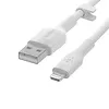 Belkin Kabel BoostCharge USB-A do Lightning silikonowy 3m, biały