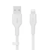 Belkin Kabel BoostCharge USB-A do Lightning silikonowy 3m, biały