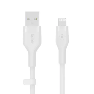 Belkin Kabel BoostCharge USB-A do Lightning silikonowy 3m, biały