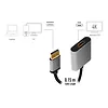 LogiLink Adapter DP do HDMI 4K 60Hz aluminiowy 0.15m