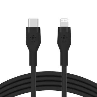 Belkin Kabel BoostCharge USB-C do Lightning silikonowy 2m, czarny