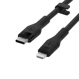 Belkin Kabel BoostCharge USB-C do Lightning silikonowy 2m, czarny