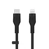 Belkin Kabel BoostCharge USB-C do Lightning silikonowy 2m, czarny