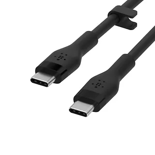 Belkin Kabel BoostCharge USB-C do USB-C 2.0 silikonowy 2m, czarny