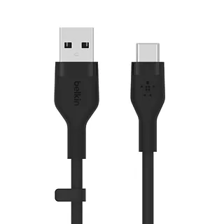 Belkin Kabel BoostCharge USB-A do USB-C silikonowy 3m, czarny