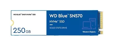 Western Digital Dysk SSD Blue  250GB SN570 2280 NVMe M.2 Gen3