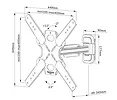 Neomounts Uchwyt ścienny WL40S-840BL14 32-65 cali