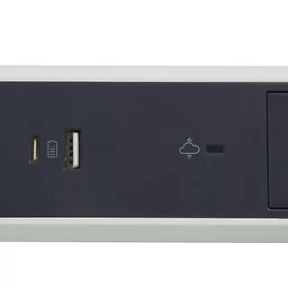 Legrand Przedłużacz ochronny 5x2PZ +USB A/C 1,5m biało-czarny