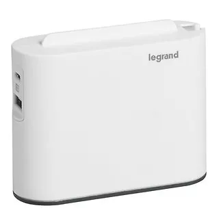 Legrand Rozgałęziacz 2x2P+USB AC Biało/czarny