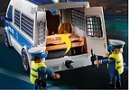 Playmobil Zestaw City Action 70 899 Transporter policyjny ze światłem i dźwiękiem