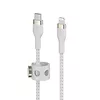 Belkin Kabel BoostCharge USB-C/Lightning Silikonowy w oplocie 2m biały