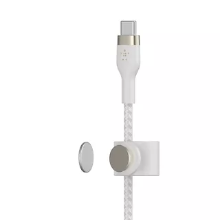 Belkin Kabel BoostCharge USB-C/Lightning Silikonowy w oplocie 2m biały