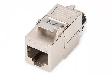 Digitus Moduł Keystone RJ45 (8P8C) kat. 8.1 STP, ekranowany, beznarzędziowy, stalowy