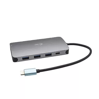 i-tec Stacja dokująca USB-C Metal Nano Dock HDMI/VGA z LAN + Zasilacz uniwerslany 77W