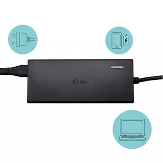 i-tec Stacja dokująca USB-C Metal Nano Dock HDMI/VGA z LAN + Zasilacz uniwerslany 77W