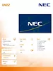 NEC Monitor wielkoformatowy MultiSync UN552 55 cali 700cd/m2 24/7