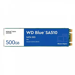 Western Digital Dysk SSD Blue SSD 500GB SA510 M.2 2280 WDS500G3B0B