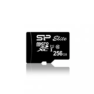 Silicon Power Karta microSDXC 256GB U1 10MB/S CL10 elite + adapter