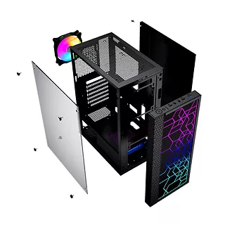 Gembird Obudowa Midi Tower Fornax 2500 RGB