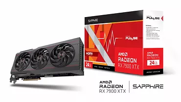 Sapphire Technology Karta graficzna Radeon RX 7900 XTX Pulse 24GB DDR6 384bit 2DP/2HDMI