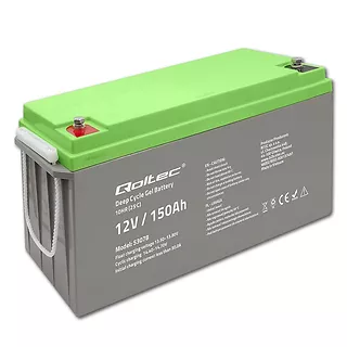 Qoltec Akumulator żelowy Deep Cycle | 12V | 150Ah