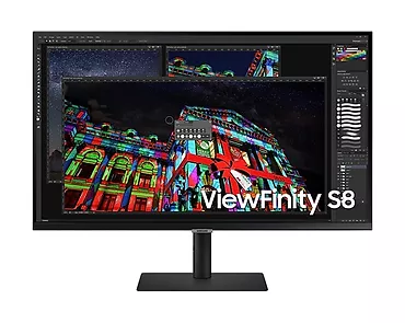 Samsung Monitor  32 cale LS32A800NMPXEN VA 3840x2160 UHD 16:9   1xHDMI  1xDP 3xUSB 3.0, 1xUSB 2.0  5ms HAS+PIVOT płaski 3 lata on-site