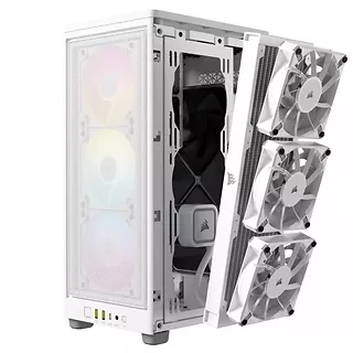 Corsair Obudowa 2000D AIRFLOW RGB Mini-ITX Biała