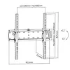 Gembird Uchwyt ścienny do telewizora (regulowany), 32 cale-55 cali,  (40 kg)