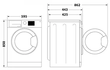 Indesit Pralka MTWSC61294WPL