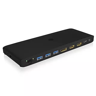 IcyBox Stacja dokująca IB-DK2416-C 11in1,HDMI,DP,USB,LAN