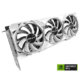 PNY Karta graficzna GeForce RTX 4070 Ti 12GB LED Verto biała