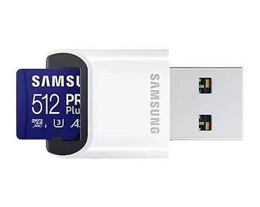 Samsung Karta pamięci microSD PRO Plus MB-MD512SB/WW 512GB + czytnik